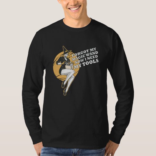 魔女のクラフト職人 プレミアム Tシャツ (正面)