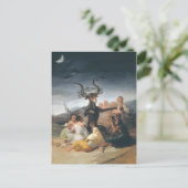 魔女のサブバス – フランシスコ・デ・ゴヤ(1797年~1798年) ポストカード (スタンド正面)