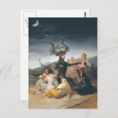 魔女のサブバス – フランシスコ・デ・ゴヤ(1797年~1798年) ポストカード (正面/裏面)