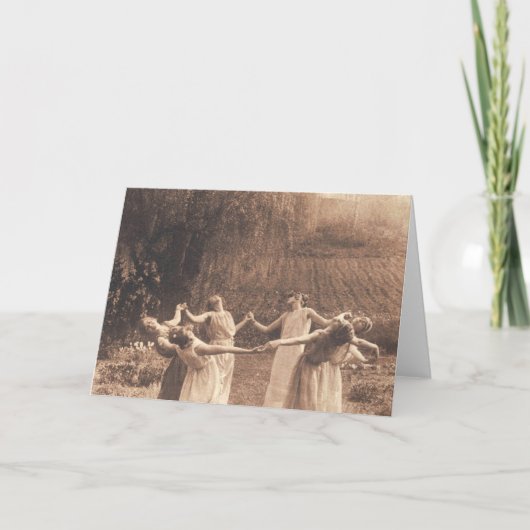 魔女のサークルヴィンテージ踊り カード (正面)