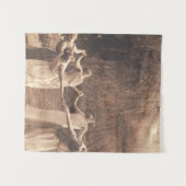 魔女のサークルヴィンテージ踊り タペストリー (正面(横))