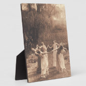 魔女のサークルヴィンテージ踊り フォトプラーク (側面)