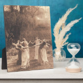 魔女のサークルヴィンテージ踊り フォトプラーク (側面)