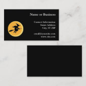 魔女のシルエット 名刺 (正面/裏面)