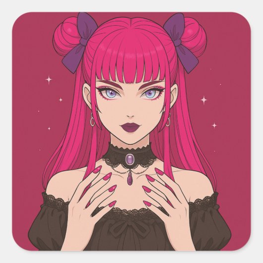 魔女のシール スクエアシール (正面)