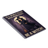 魔女のスパイラルフォトノートになる ノートブック (右側)