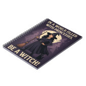 魔女のスパイラルフォトノートになる ノートブック (左側)