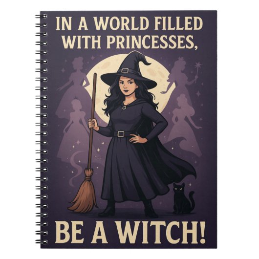 魔女のスパイラルフォトノートになる ノートブック (正面)