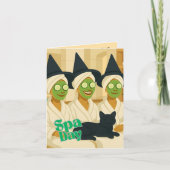 魔女のスパデー 面白いユーモア 招待状 (正面)