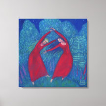 魔女のダンス、パステル絵画ズ、ファンタジー・アート