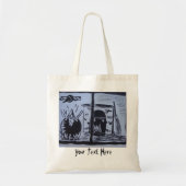 魔女のノームは、料理ポットトリックまたは治療を醸造する トートバッグ (正面)