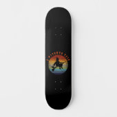 魔女のハロウィンおもしろいの切り倒し スケートボード (正面)