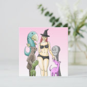 魔女のハロウィンパーティー 招待状 (スタンド正面)