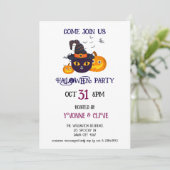 魔女のハロウィンパーティー 招待状 (スタンド正面)