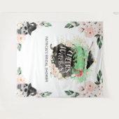 魔女のハロウィン ブライダルシャワーの背景 チェアーズ タペストリー (正面(横))