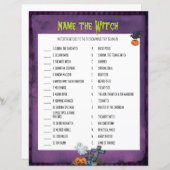 魔女のハロウィーンゲームに名前を付ける (正面/裏面)