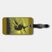 魔女のハロウィーンブームスティック ラゲッジタグ (裏面横)