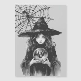 魔女のバッグ マグネット招待状