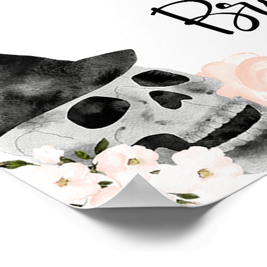 魔女のブライダルシャワー ウェルカムサイン おめでとう ポスター (角)