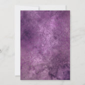 魔女のブライダルシャワー ハロウィン 10月 招待状 (裏面)