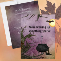 魔女のブリューハロウィーン招待状