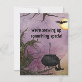 魔女のブリューハロウィーン招待状 招待状 (正面)