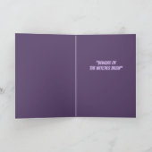 魔女のブルーブリーハロウィーンカードに注意 カード (内部)