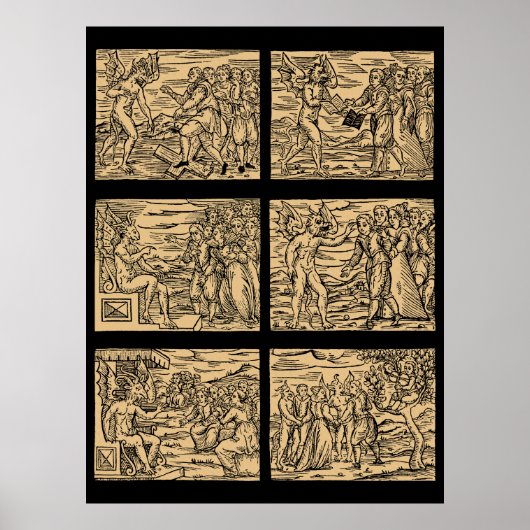 魔女のヘクサプチGuazzo 30x40の後 ポスター (正面)