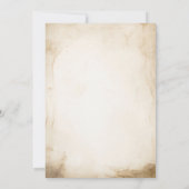 魔女のベイビーシャワー招待状 招待状 (裏面)