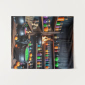 魔女のポションルーム魔法の錬金術師の避難所 タペストリー (正面(横))