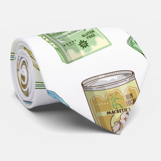 魔女のポーション模様ダブルダブル ネクタイ (ロール)