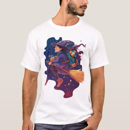 魔女のポーション配達 Tシャツ (正面)