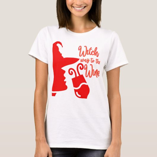 魔女のワインへの道 Tシャツ (正面)