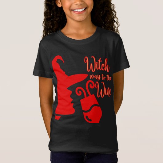 魔女のワインへの道 Tシャツ (正面)