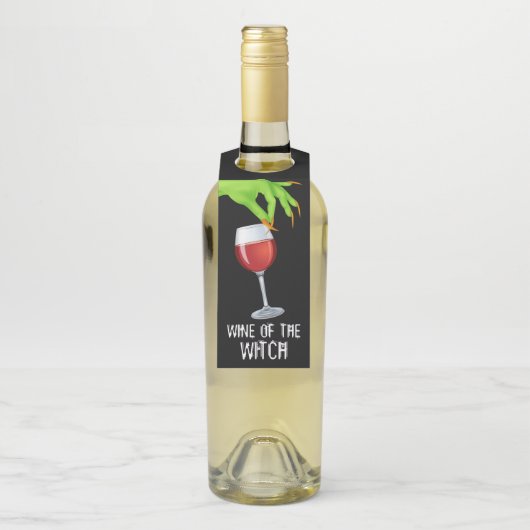 魔女のワイン – 背面を参照… ボトルネックタグ (ボトル)