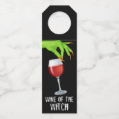 魔女のワイン – 背面を参照… ボトルネックタグ (正面)