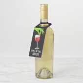 魔女のワイン – 背面を参照… ボトルネックタグ (アングル)