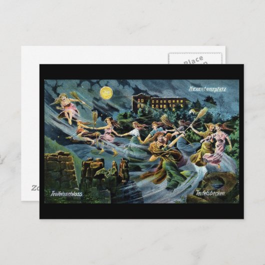 魔女のワルプルギス・ナイトのポストカード ポストカード (正面/裏面)
