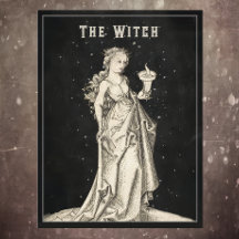 魔女のヴィンテージ・エッチング