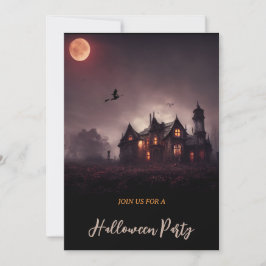 魔女の不気味な隠れ家 ハロウィン 招待状
