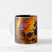 魔女の不気味マグ ツートーンマグカップ (正面左)