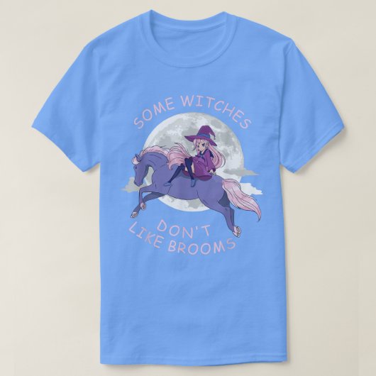 魔女の中には箒が苦手なアニメHee Tシャツ (デザイン正面)