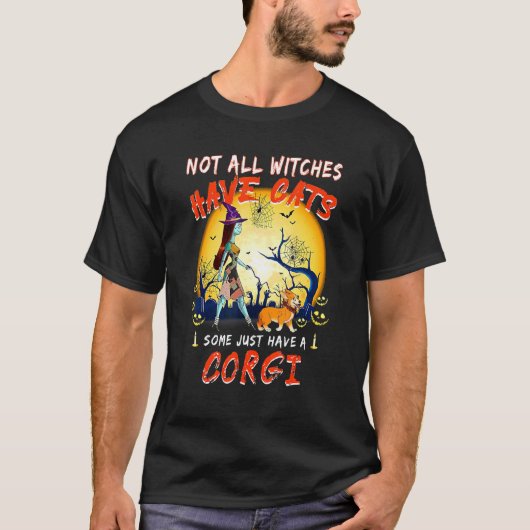 魔女の中には、コギを飼っている猫もいるわけではない Tシャツ (正面)