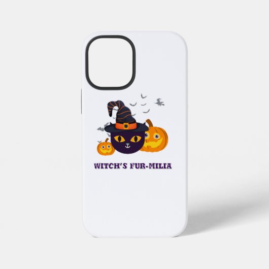 魔女の使い魔ハロウィン iPhoneケース (裏面)