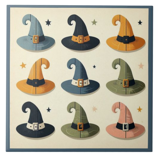 魔女の列 タイル (正面)