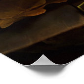 魔女の勉強ウォールアート – ヴィンテージキャンドルライト魔法 ポスター (角)