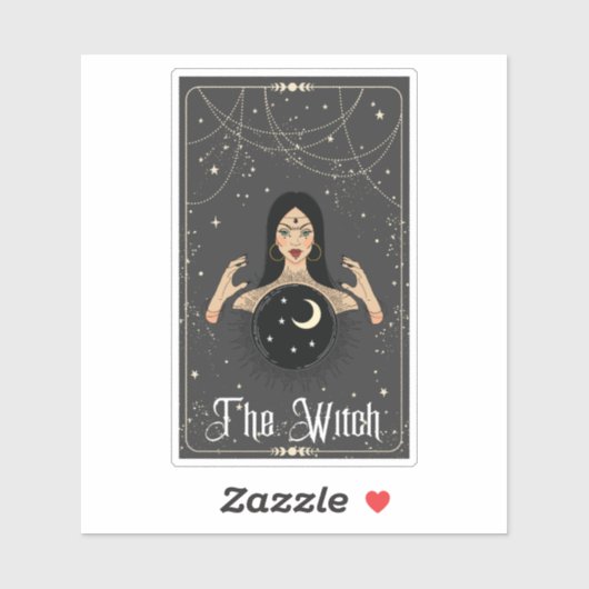 魔女の占い師タロット シール (シート)