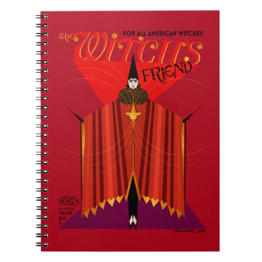 魔女の友人10月雑誌 ノートブック (正面)