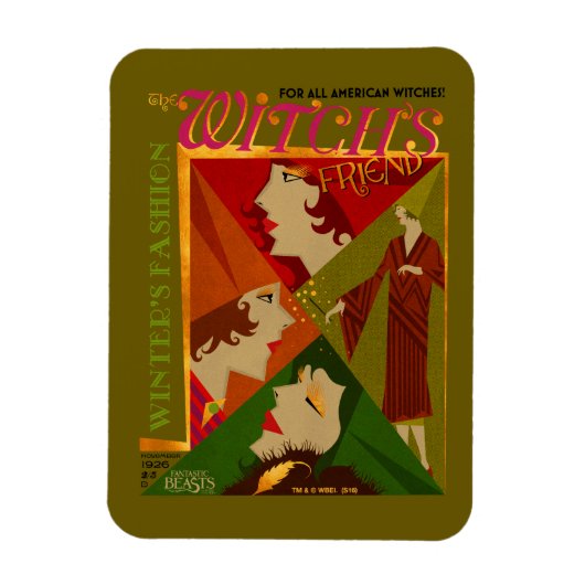 魔女の友人11月号 マグネット (縦)