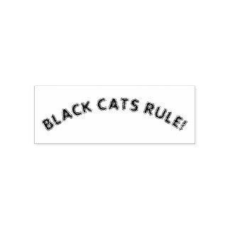 魔女の友猫好き引用文「黒猫ルール」 セルフインキングスタンプ